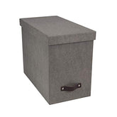 Bigso John Desktop File Box and Document Organizer for Important Paperwork 7.4’’ x 13’’ x 10.4’’